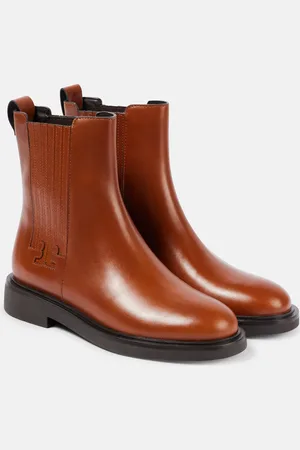 Tory Burch Chelsea Boots T Monogram aus Leder