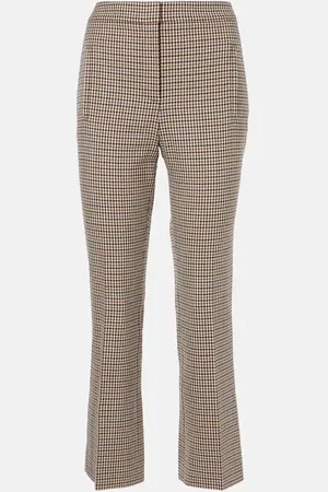 VERONICA BEARD High-Rise Cropped-Hose Arte