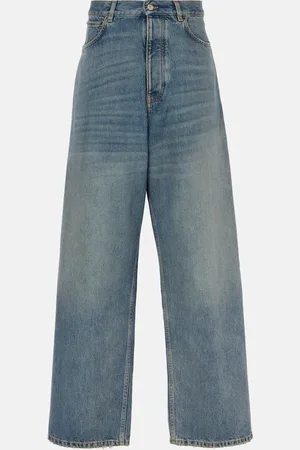 Balenciaga Mid-Rise Wide-Leg Jeans