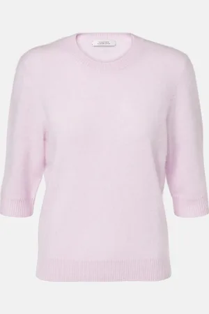 Dorothee Schumacher T-Shirt Fluffy Statements aus Wolle und Kaschmir