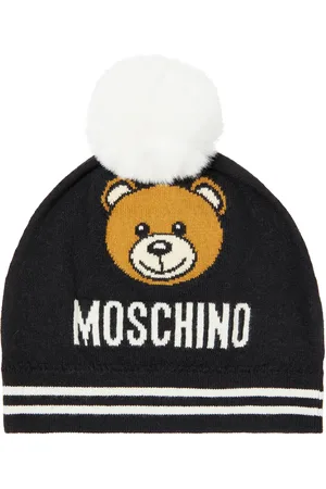 Moschino Mütze Teddy Bear aus Baumwolle und Wolle