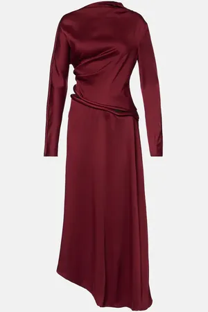 Victoria Beckham Midikleid aus Satin