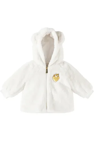 Moschino Baby Jacke Teddy Bear aus Faux Fur