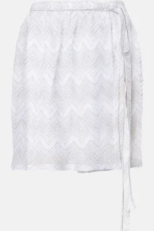 Missoni Wickelrock aus Häkelstrick