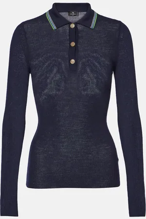 Etro Polopullover aus Wolle und Baumwolle