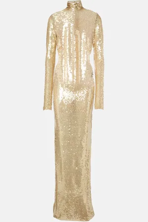 Ilkyaz Ozel Robe mit Pailletten
