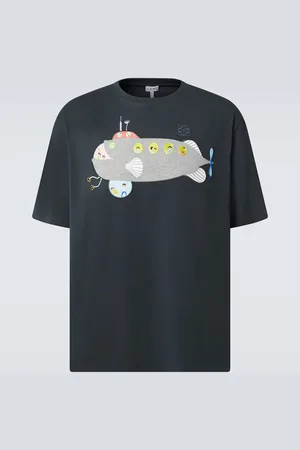 Loewe X Suna Fujita T-Shirt Submarine aus Baumwoll-Jersey