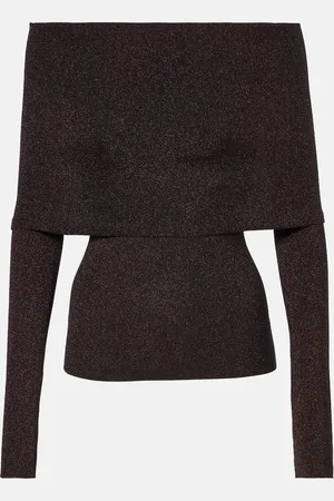 GALVAN Off-Shoulder-Top Corte