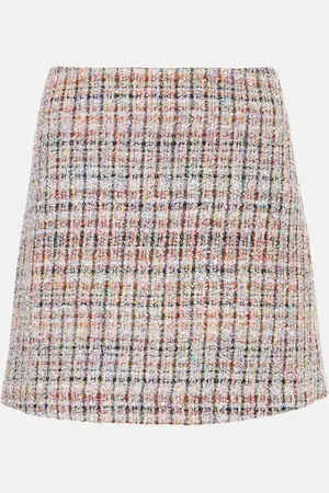 Missoni Minirock aus Bouclé mit Pailletten