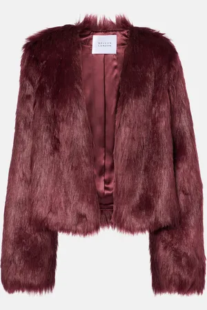 GALVAN Jacke Manouchi aus Faux Fur
