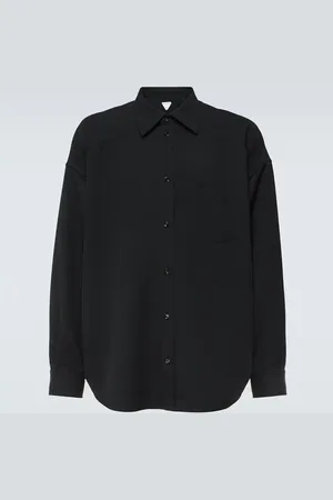 Bottega Veneta Hemd aus Woll-Twill