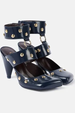 Chloé Chloé Verzierte Pumps Jade aus Leder