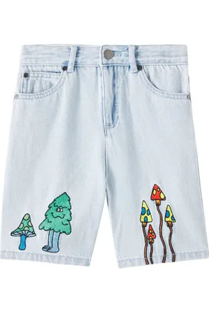 Stella McCartney Bestickte Jeansshorts