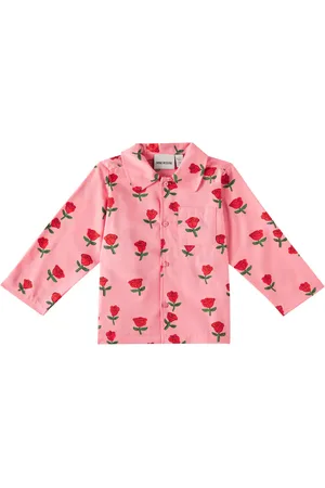 Mini Rodini Hemd Roses aus Baumwolle