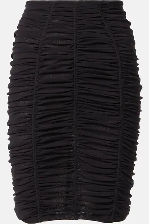 The Attico High-Rise-Minirock aus Jersey
