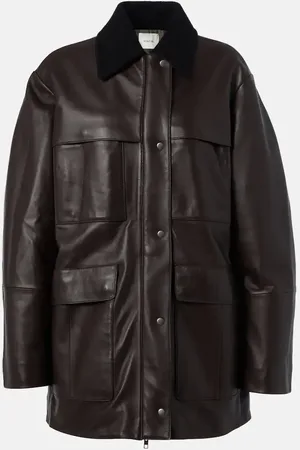 Vince Lederjacke mit Wolle