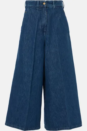 Patou High-Rise Wide-Leg Jeans