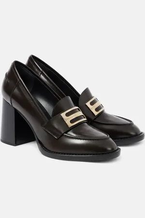 Victoria Beckham Loafer-Pumps B Buckle aus Leder
