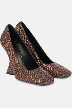 DRIES VAN NOTEN Wedges aus Jacquard