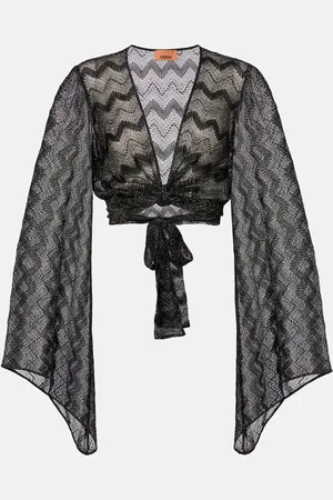 Missoni Cropped-Top aus Häkelstrick