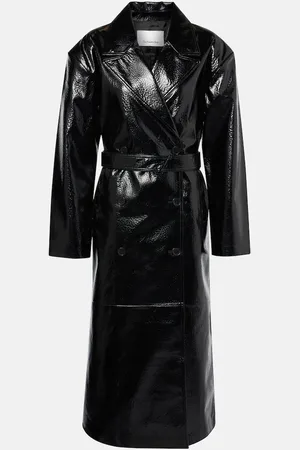 The Frankie Shop Trenchcoat Tina aus Lederimitat