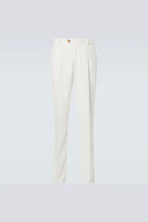 Brunello Cucinelli Schmale Hose aus Baumwoll-Cord