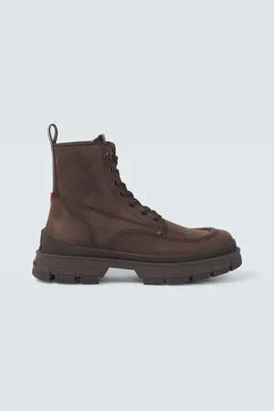 Moncler Schnürstiefel Hevea City aus Leder