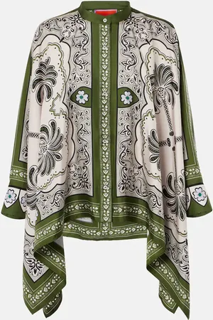 La DoubleJ Hemd Mirage Placée aus Seiden-Twill