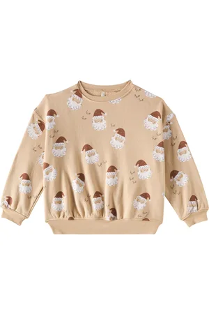 Rylee + Cru Sweatshirt Santa aus einem Baumwollgemisch