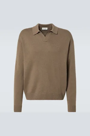 Frame Polopullover aus Wolle und Seide