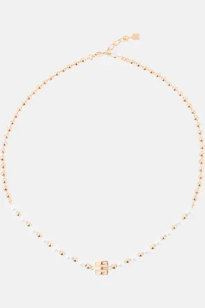 Givenchy Halskette 4G mit Zierperlen