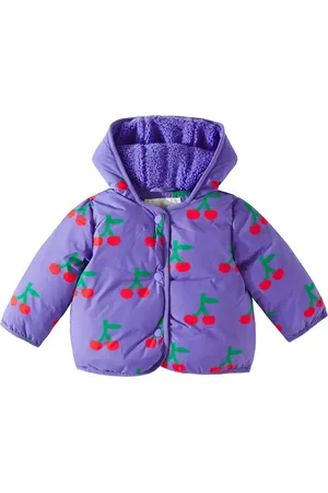 Bobo Choses Baby Wattierte Jacke Cherry