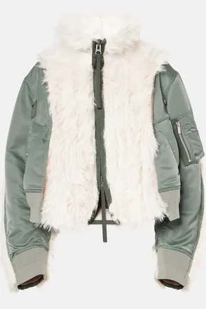 SACAI Jacke mit Faux Fur