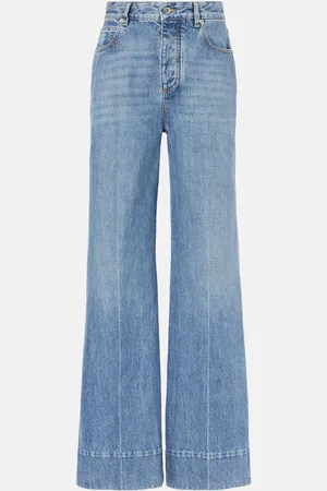 Bottega Veneta High-Rise Wide-Leg Jeans