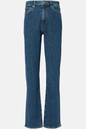 Frame High-Rise Straight Jeans The Ruler