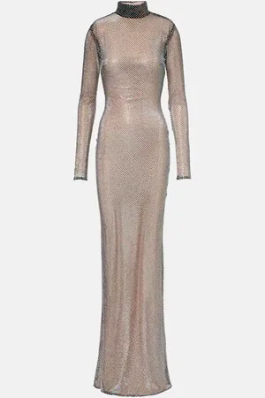 Ilkyaz Ozel Maxikleid Catroux mit Kristallen