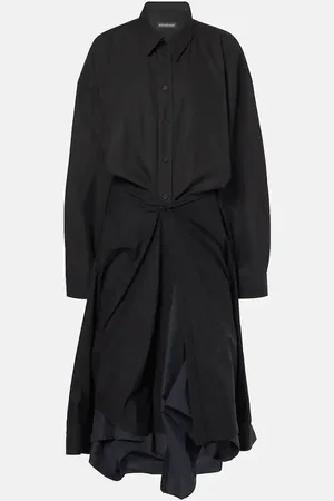 Balenciaga Hemdblusenkleid aus Baumwolle