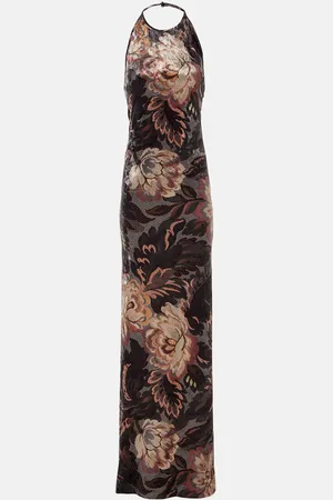 Etro Bedruckte Robe aus Samt