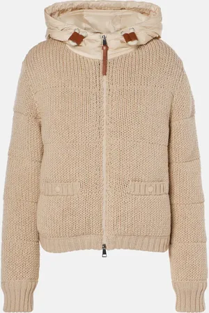 Moncler Wattierte Jacke aus Schurwolle