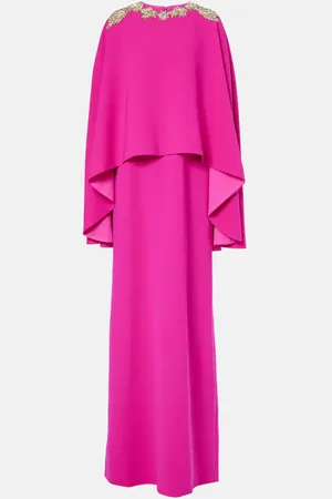 Costarellos Verzierte Robe Elin aus Crêpe