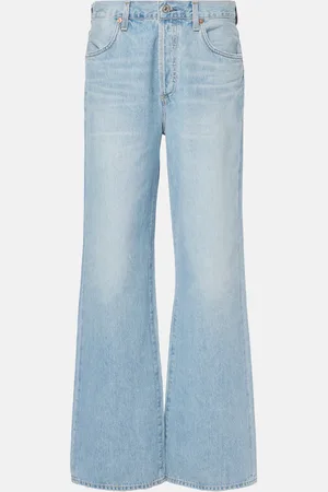 Citizens of Humanity High-Rise Wide-Leg Jeans Annina