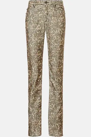 Isabel Marant Gerade Hose Ferni aus Baumwoll-Cord