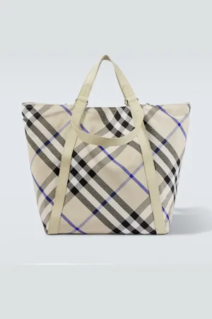 Burberry Tote Check Large aus Jacquard