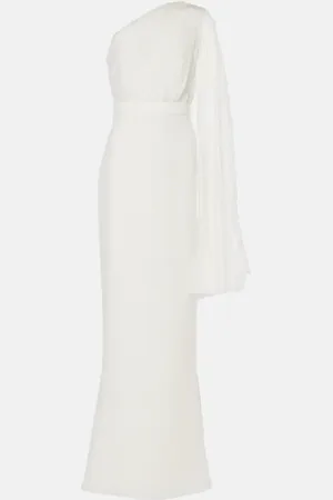 Max Mara Bridal Robe Lorena aus Chiffon und Cady