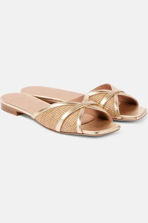 MALONE SOULIERS Pantoletten Perla aus Raffiabast