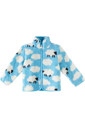 Stella McCartney Bedruckte Jacke aus Teddyfleece