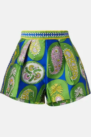 ALÉMAIS Alémais Bedruckte High-Rise Shorts