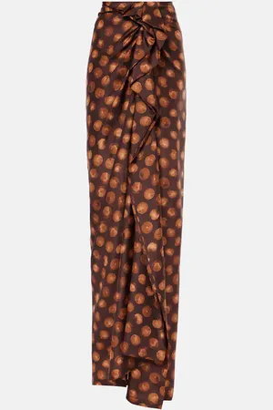 DRIES VAN NOTEN Maxirock aus Seide