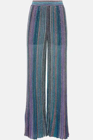 Missoni Palazzo-Hose aus Lamé