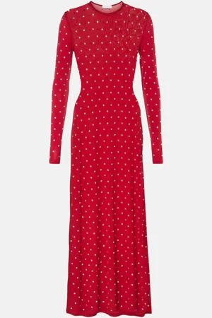 Paco rabanne Maxikleid mit Kristallen